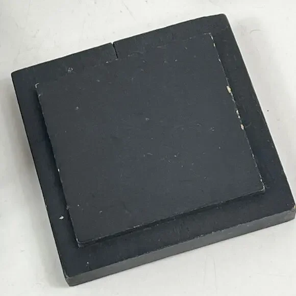 Safari Trinket Boxes Lot of 5 Vtg Hand Carved Wood Floral Vine Tribal Decor Leaf - Picture 7 of 11